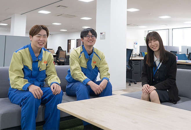 チームミーティングの様子